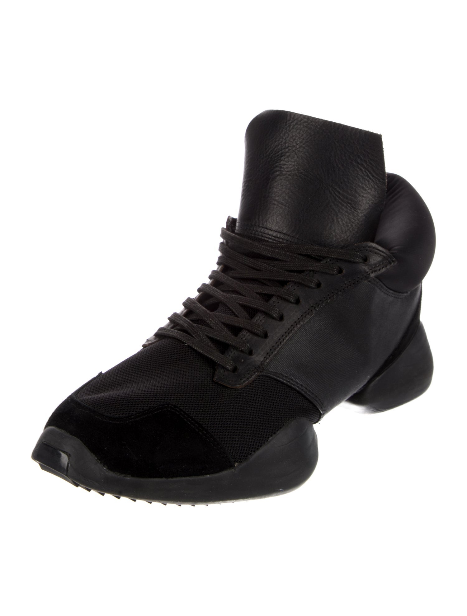 Rick Owens Leather Sneakers