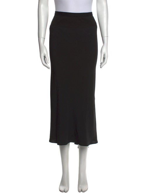 Rick Owens Raw-Edge Trim Midi Length Skirt