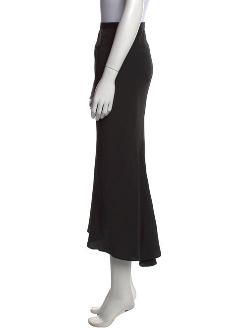 Rick Owens Raw-Edge Trim Midi Length Skirt