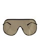 Rick Owens Shield Tinted Sunglasses