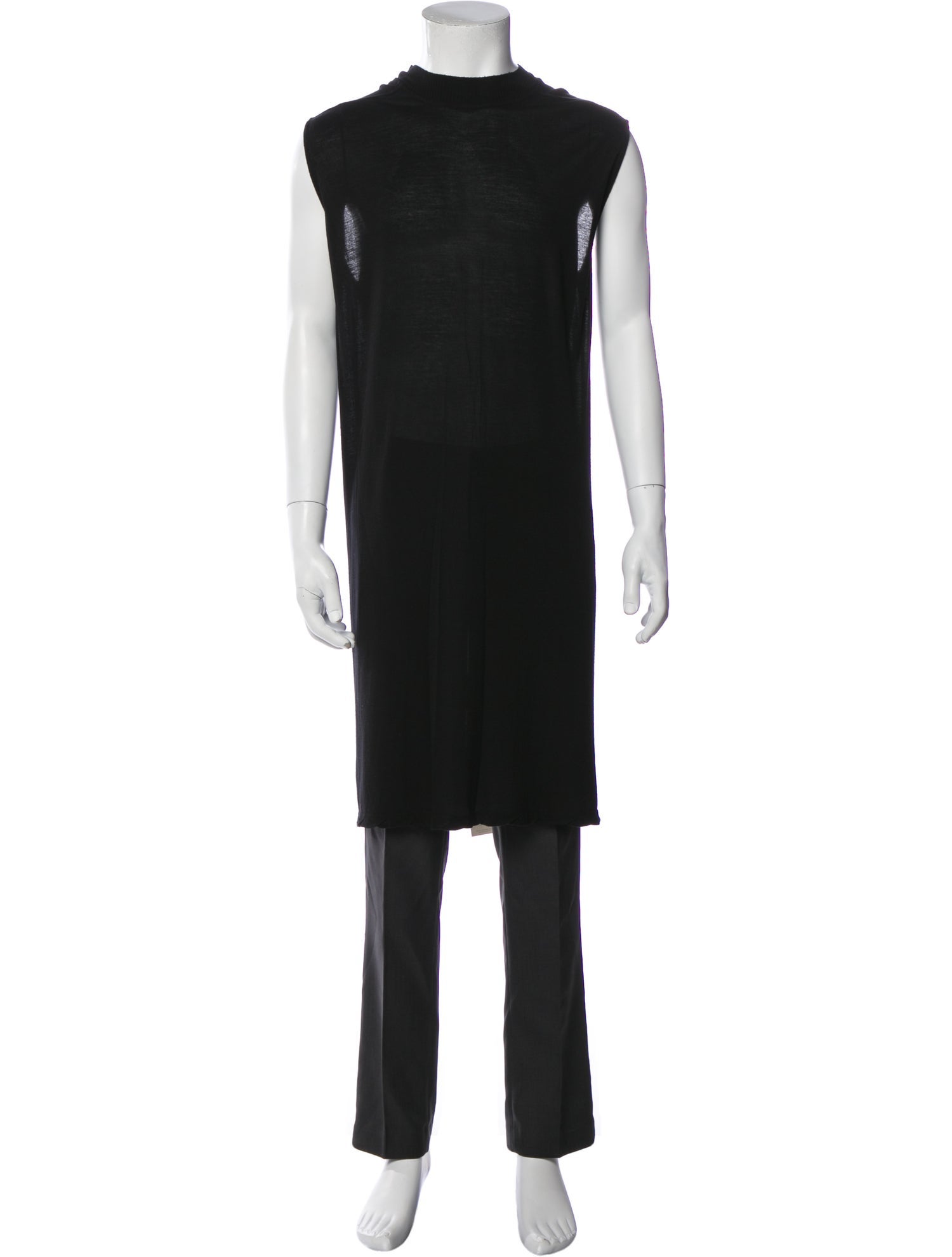 Rick Owens Scoop Neck Sleeveless T-Shirt