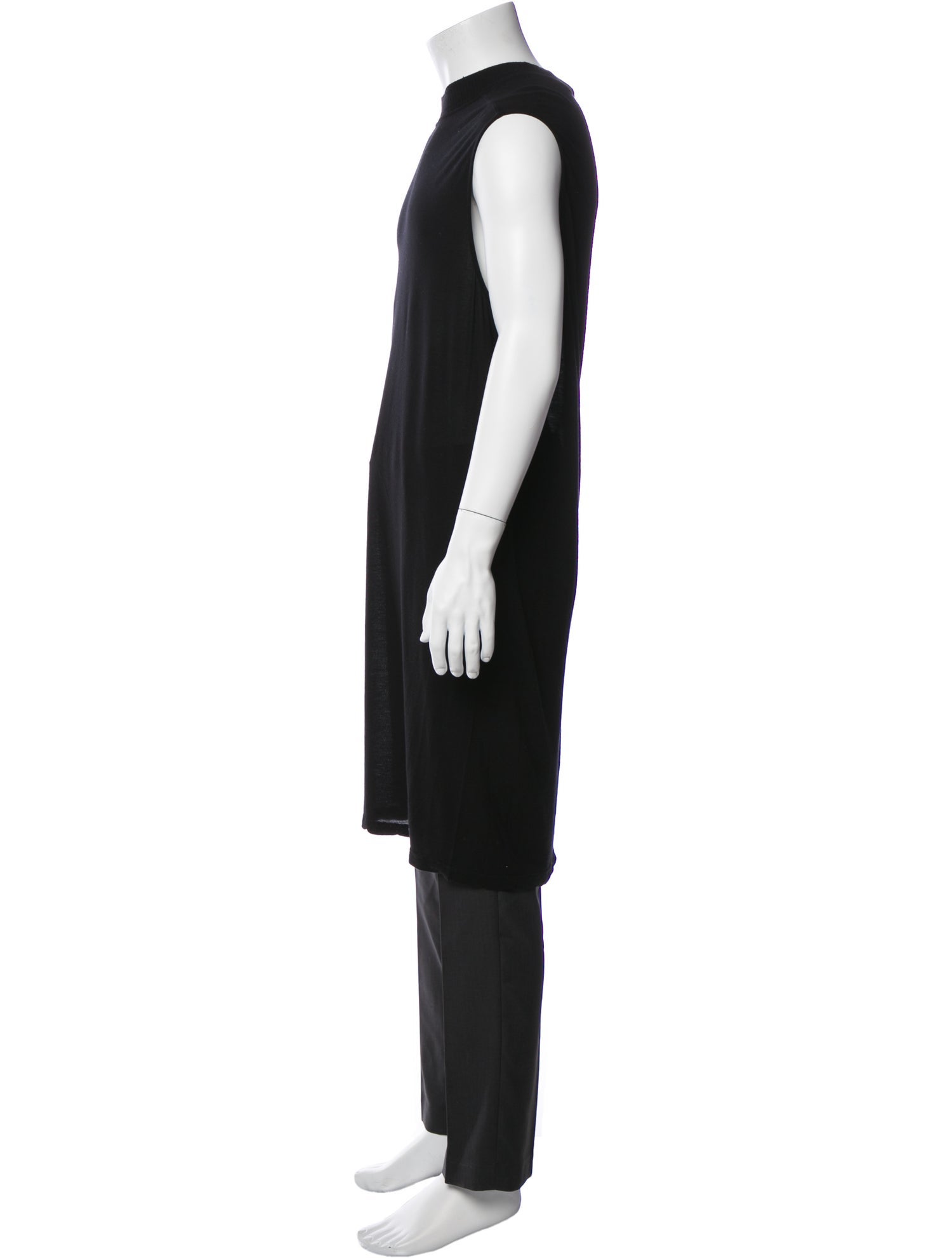 Rick Owens Scoop Neck Sleeveless T-Shirt