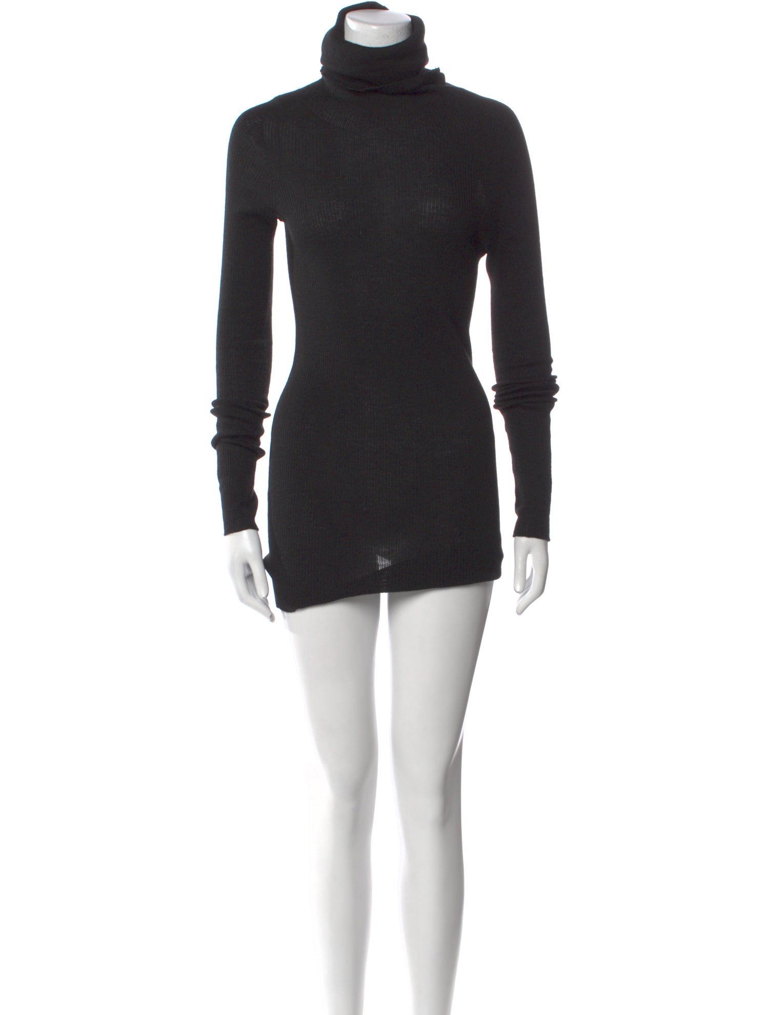 Rick Owens Turtleneck Mini Dress