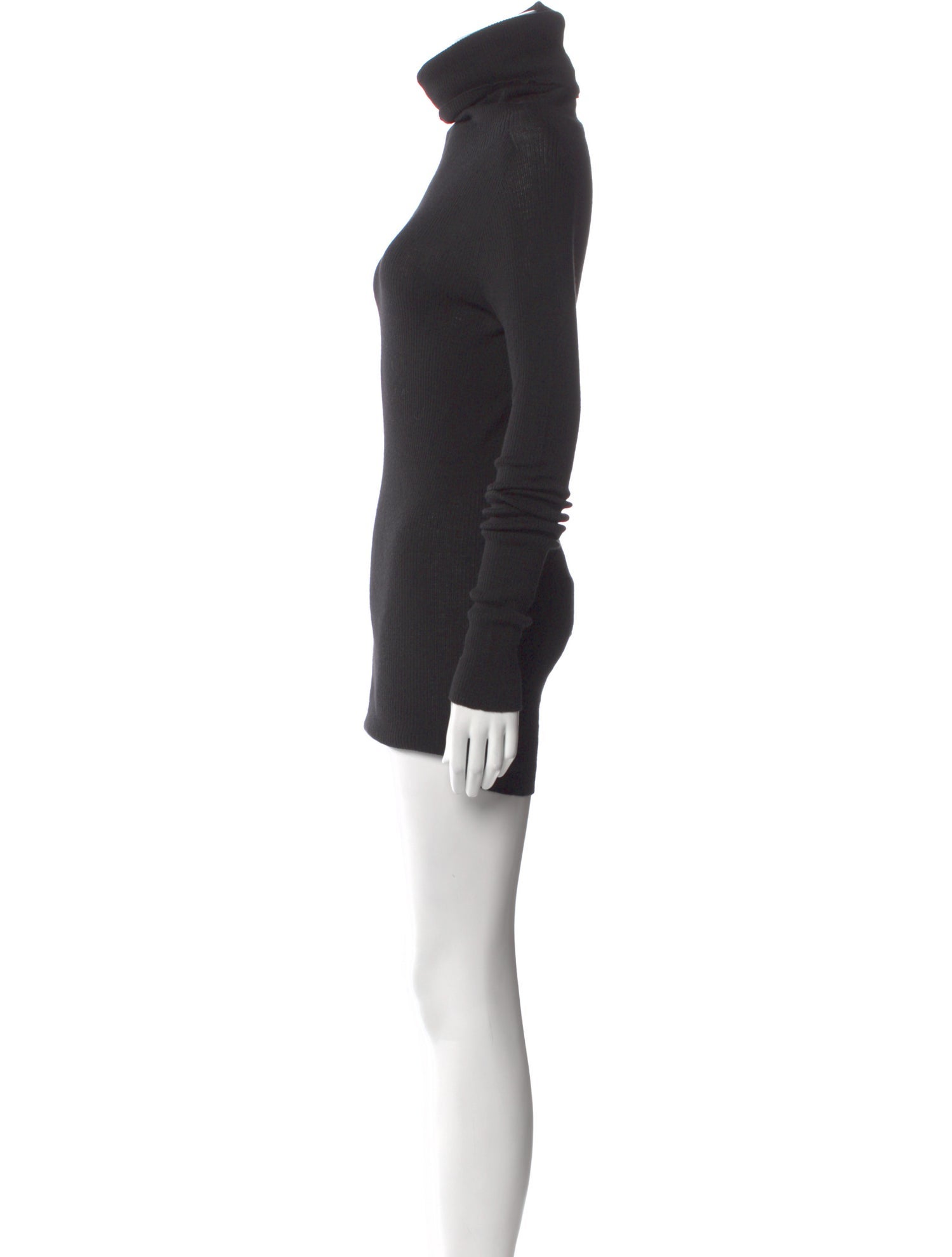 Rick Owens Turtleneck Mini Dress