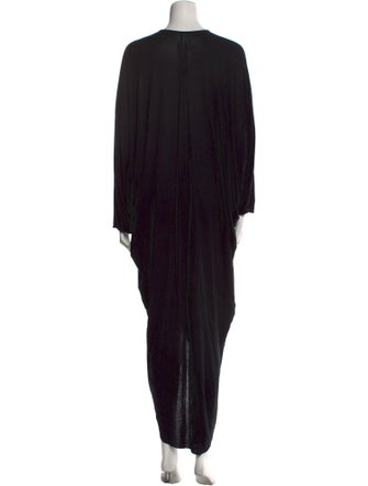 Rick Owens V-Neck Midi Length Dress