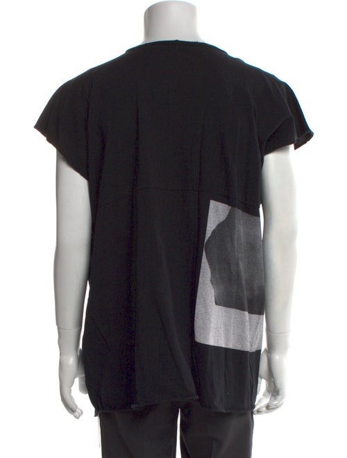 Rick Owens Drkshdw Graphic Print V-Neck T-Shirt