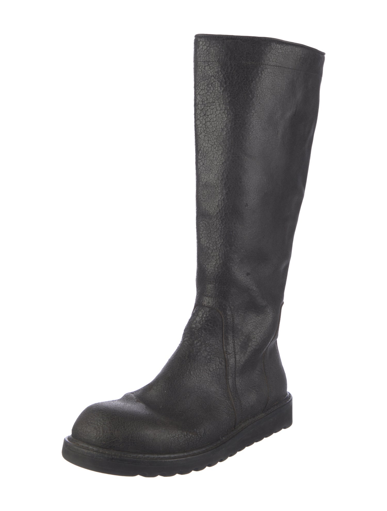 Rick Owens Leather Boots