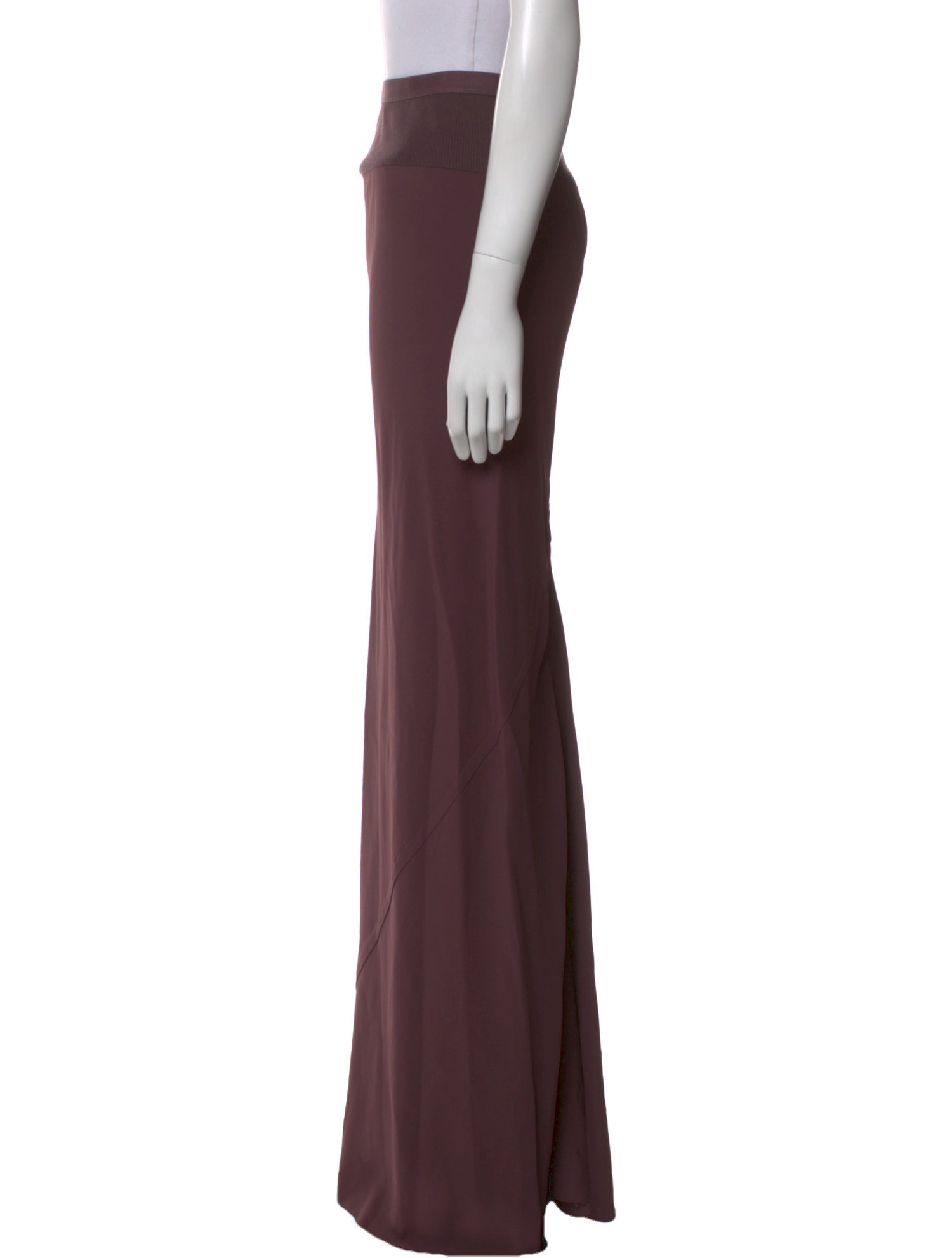 Rick Owens Whipstitch Trim Long Skirt