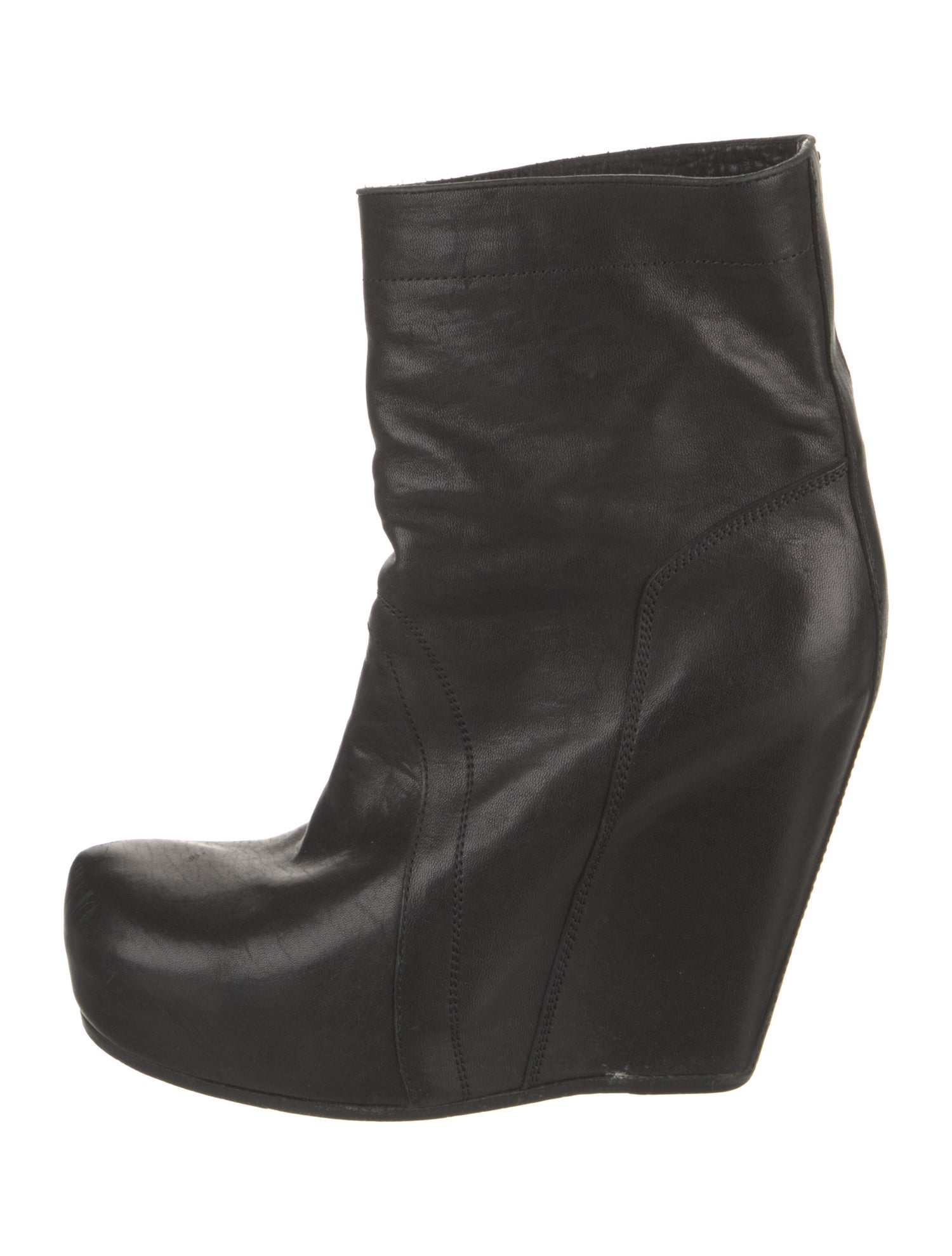 Rick Owens Leather Boots