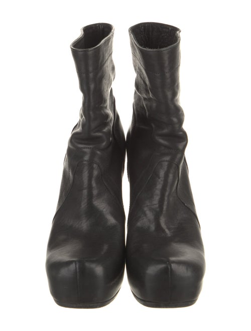 Rick Owens Leather Boots