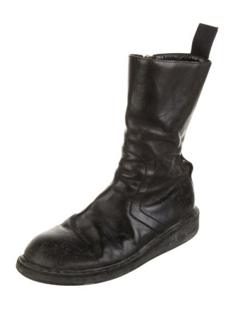 Rick Owens Leather Boots