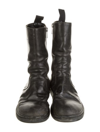 Rick Owens Leather Boots