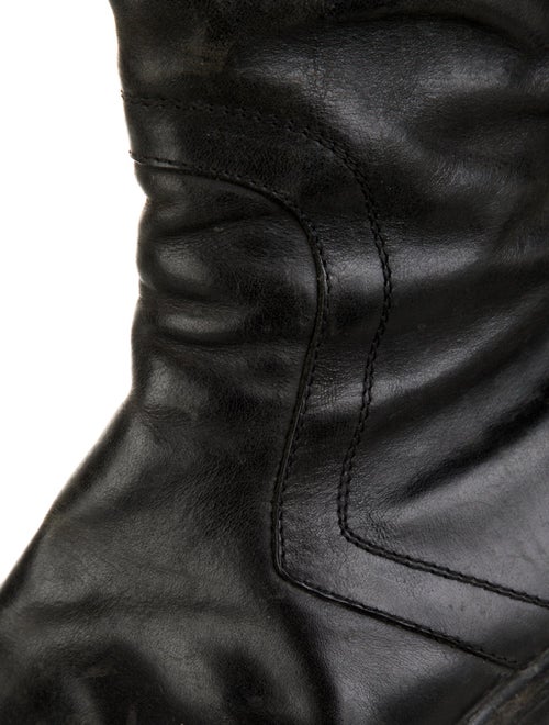 Rick Owens Leather Boots