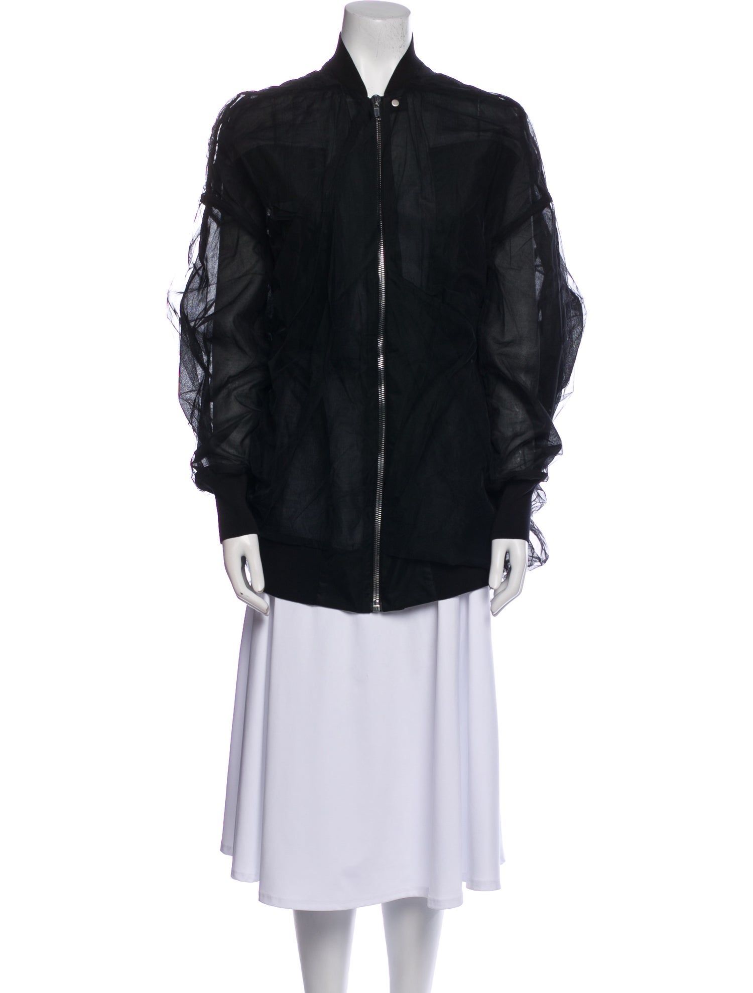 Rick Owens Nylon Bomber Jacket