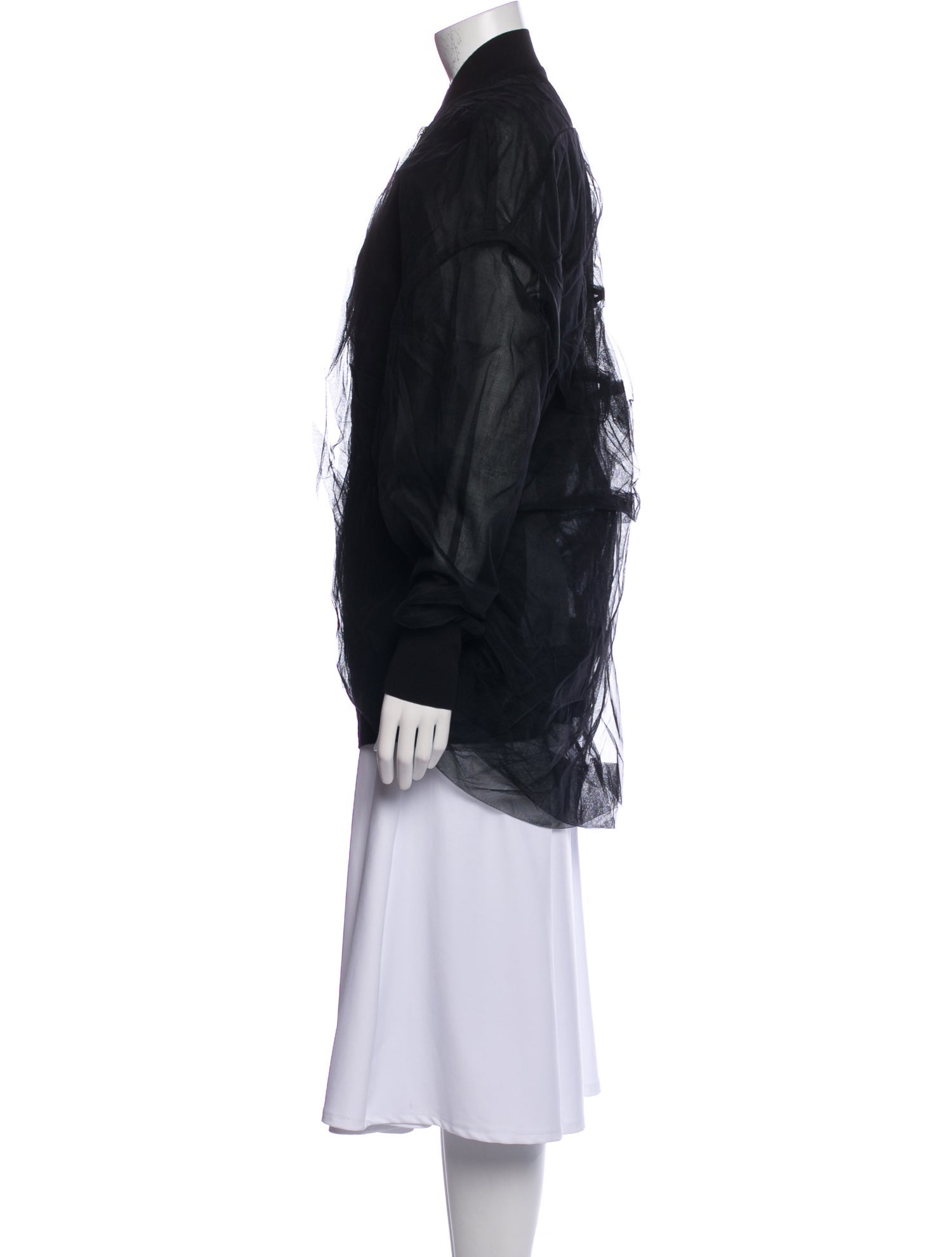 Rick Owens Nylon Bomber Jacket