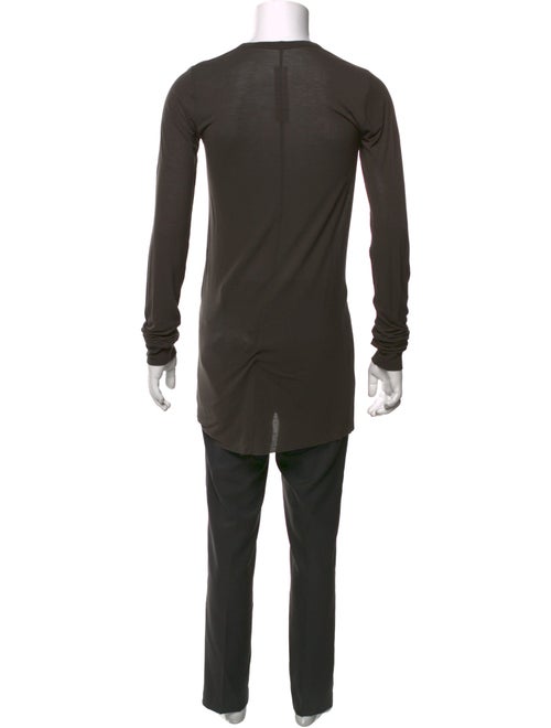 Rick Owens Scoop Neck Long Sleeve T-Shirt