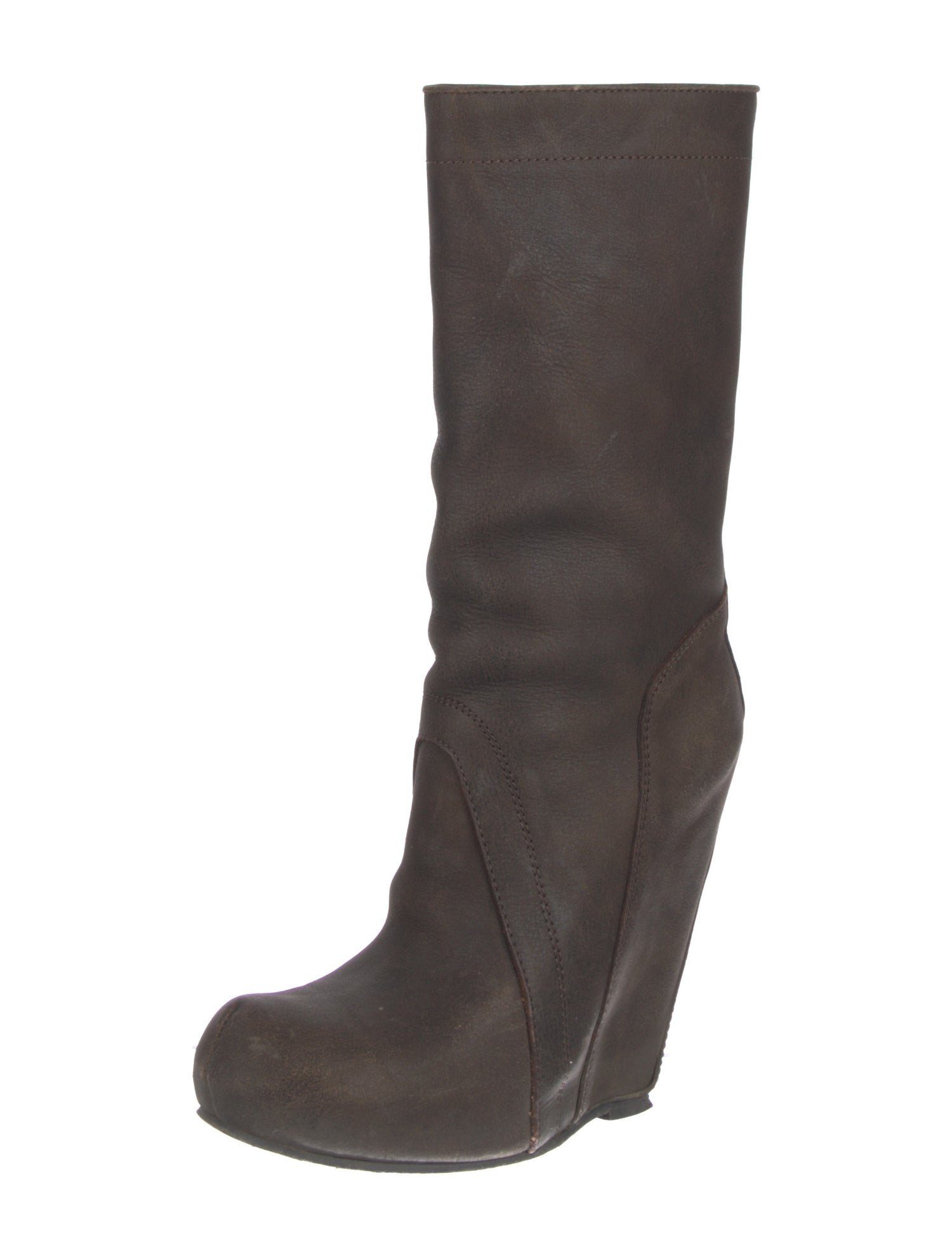 Rick Owens Leather Boots