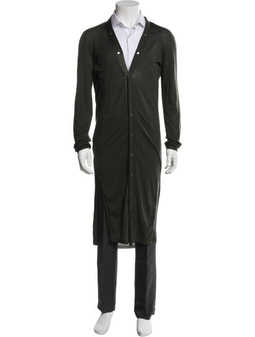 Rick Owens Virgin Wool V-Neck Cardigan