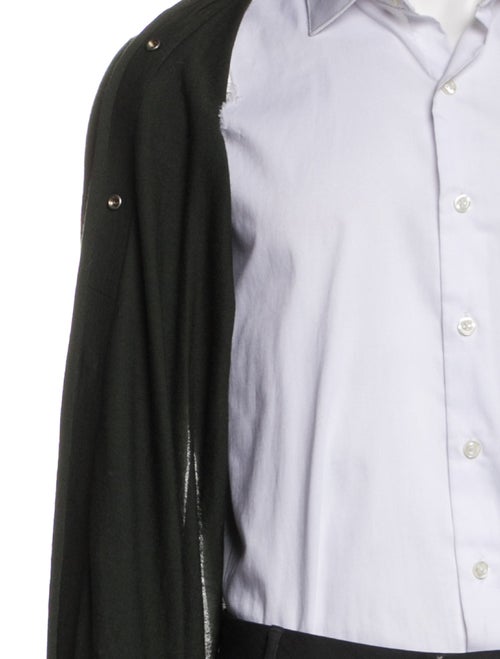 Rick Owens Virgin Wool V-Neck Cardigan