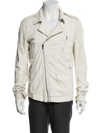 Rick Owens Lamb Leather Moto Jacket