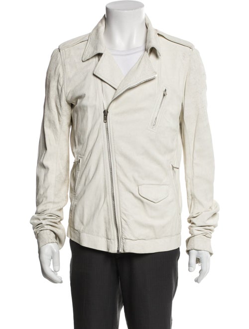 Rick Owens Lamb Leather Moto Jacket