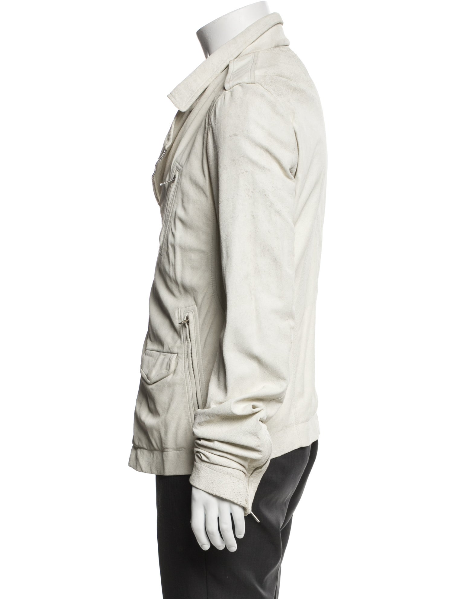 Rick Owens Lamb Leather Moto Jacket