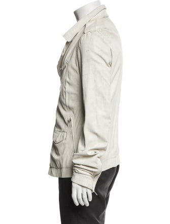 Rick Owens Lamb Leather Moto Jacket