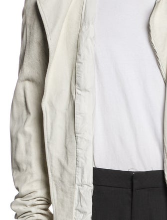 Rick Owens Lamb Leather Moto Jacket
