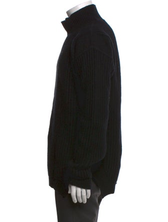 Rick Owens Virgin Wool Turtleneck Pullover