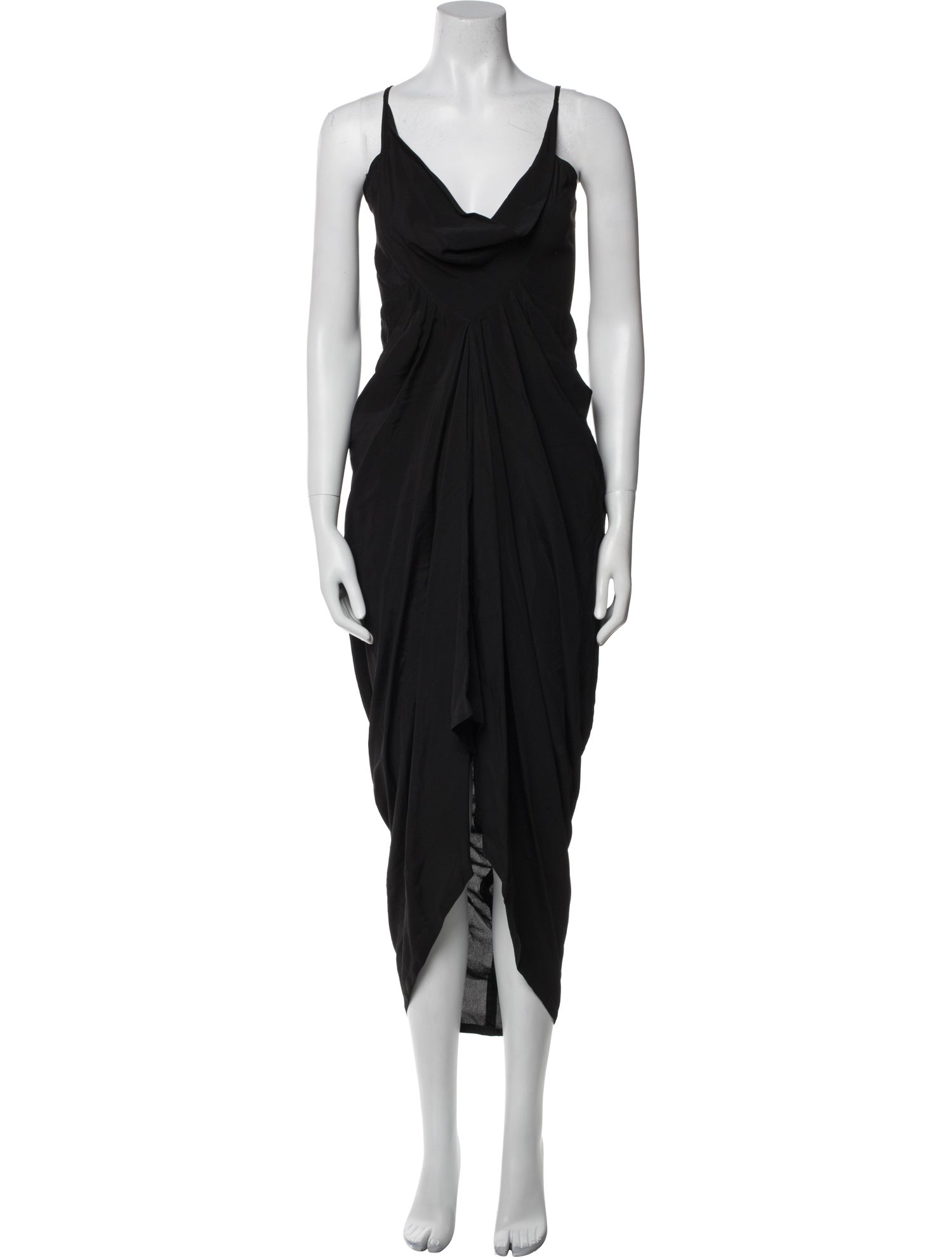 Rick Owens Silk Long Dress