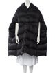 Rick Owens 2021 'Gethsemane' Geth Cape Down Jacket