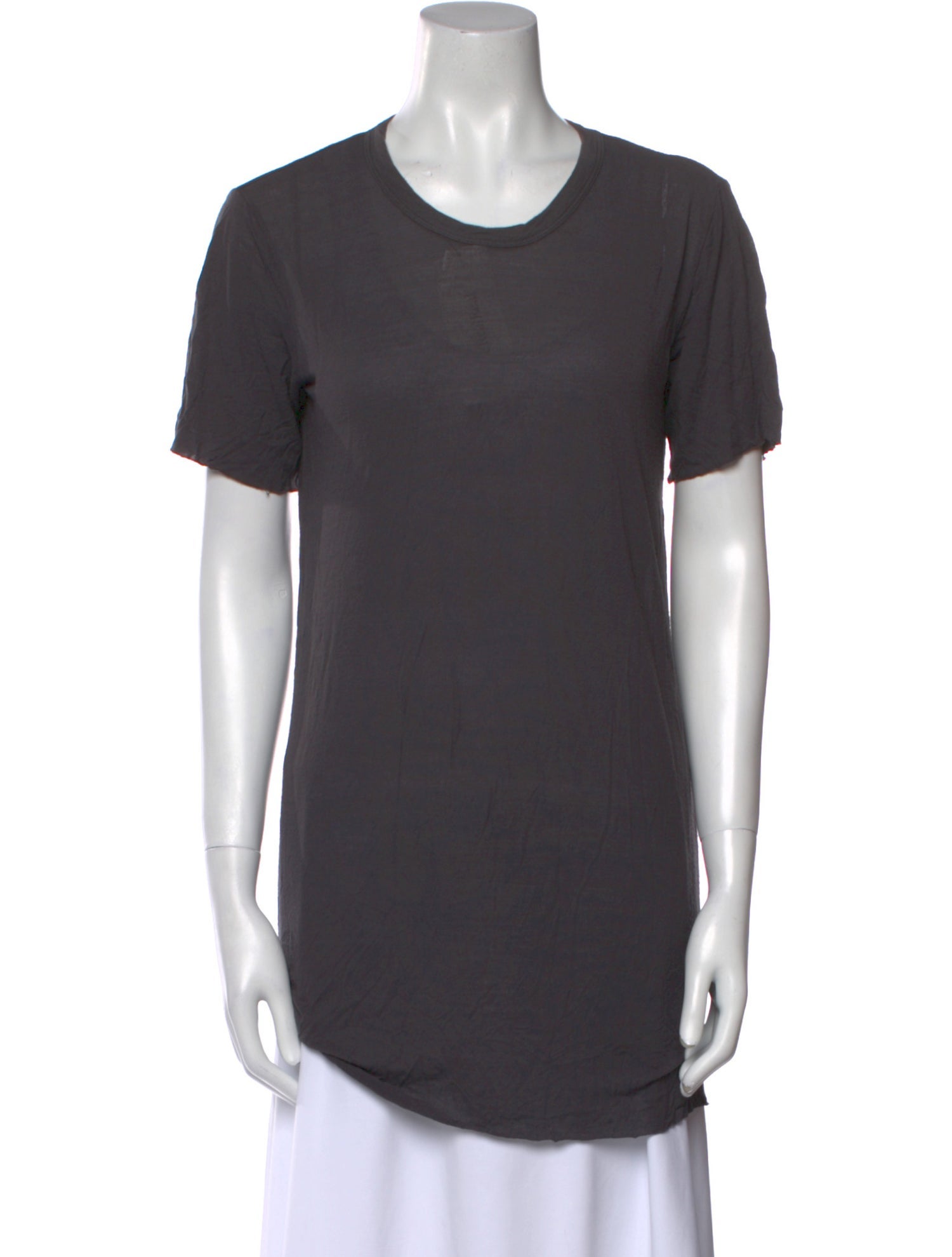 Rick Owens Crew Neck Short Sleeve T-Shirt