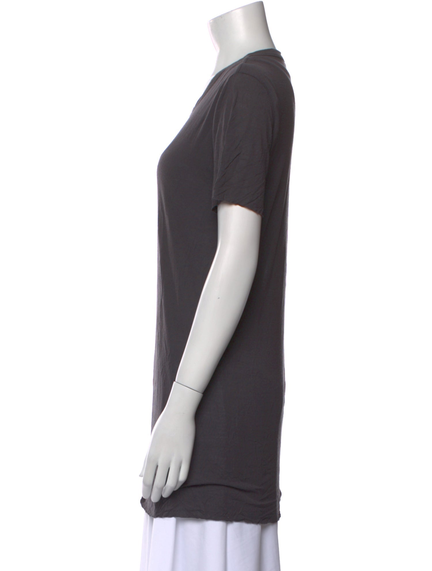 Rick Owens Crew Neck Short Sleeve T-Shirt