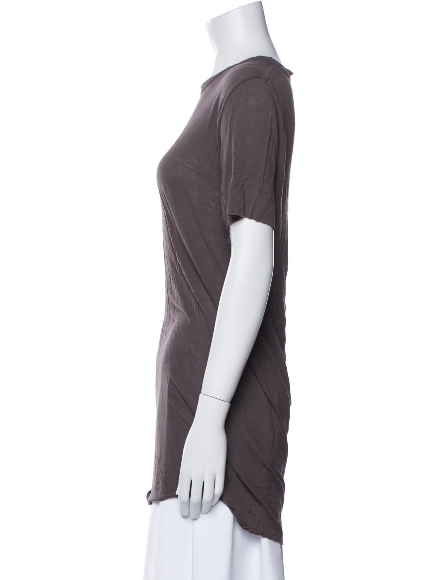 Rick Owens Crew Neck Short Sleeve T-Shirt