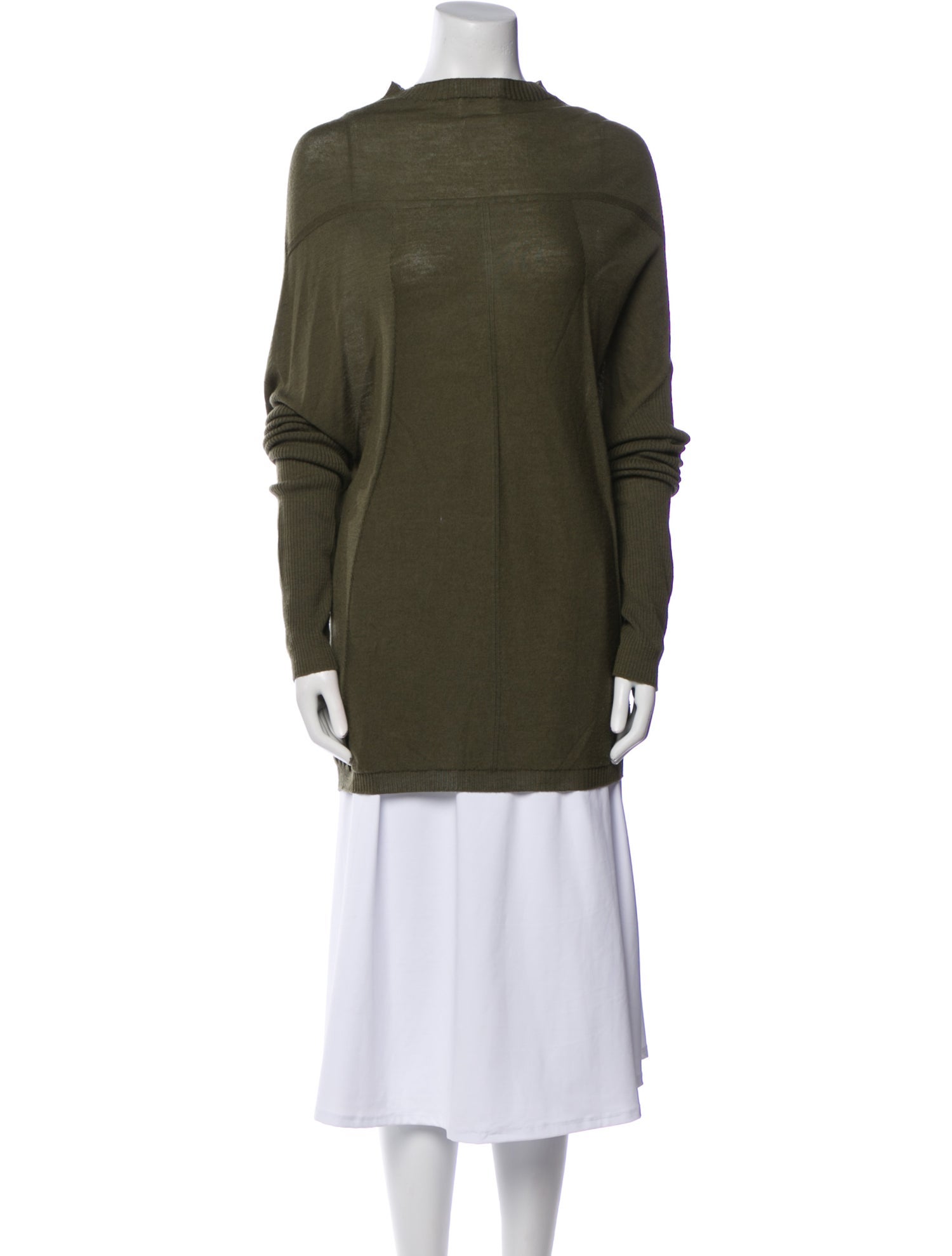 Rick Owens Mock Neck Sweater