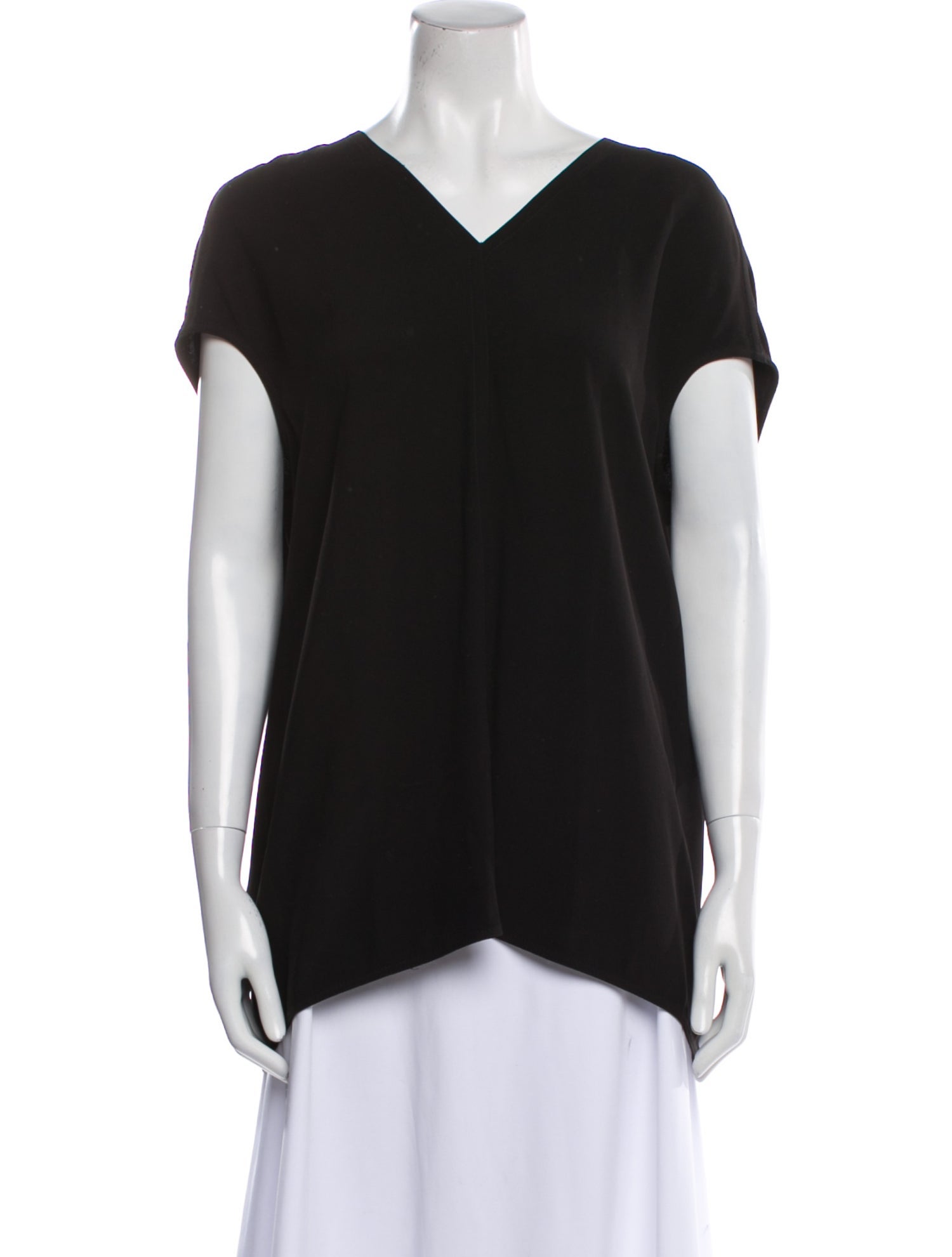 Rick Owens V-Neck Short Sleeve T-Shirt