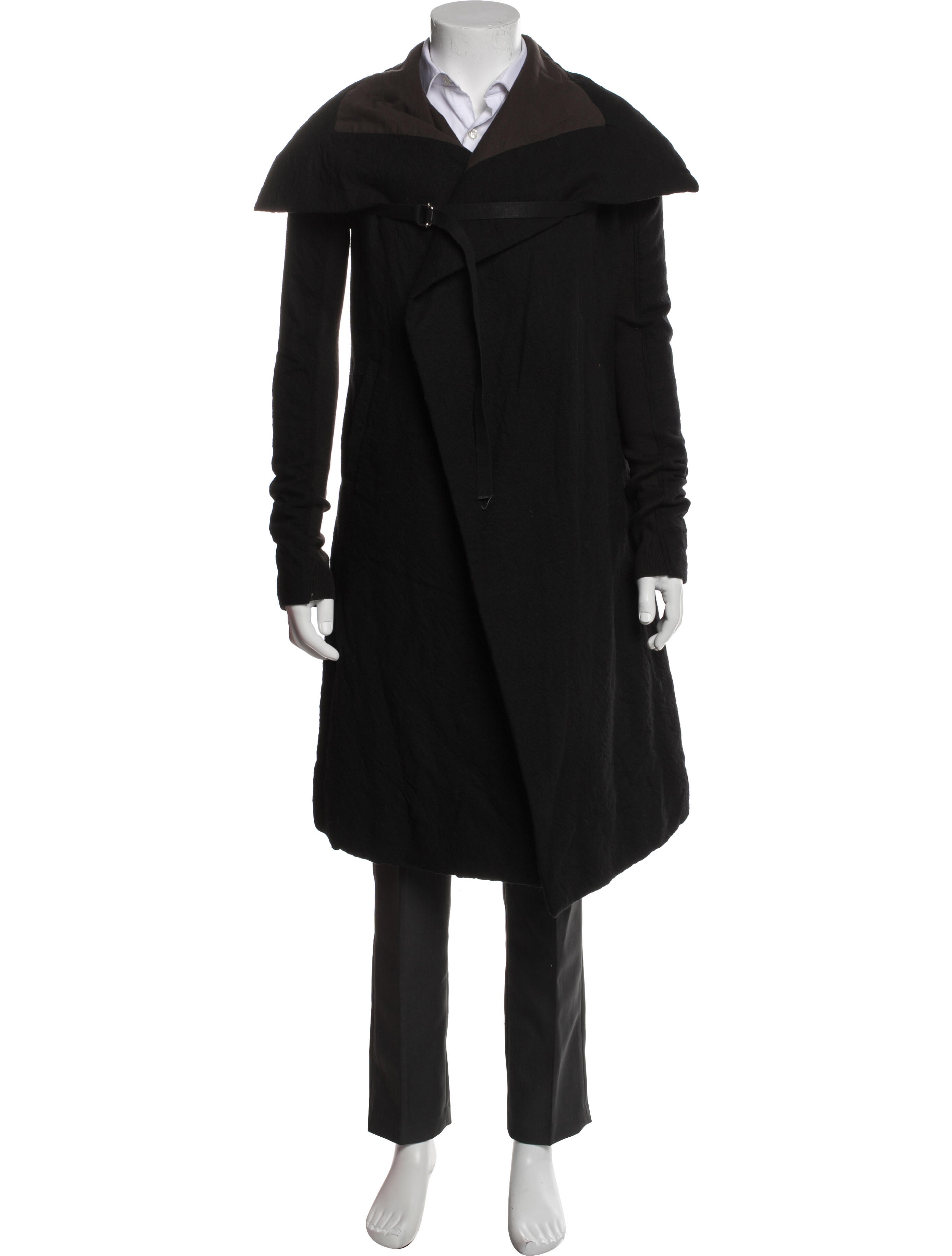 Rick Owens Wool Overcoat