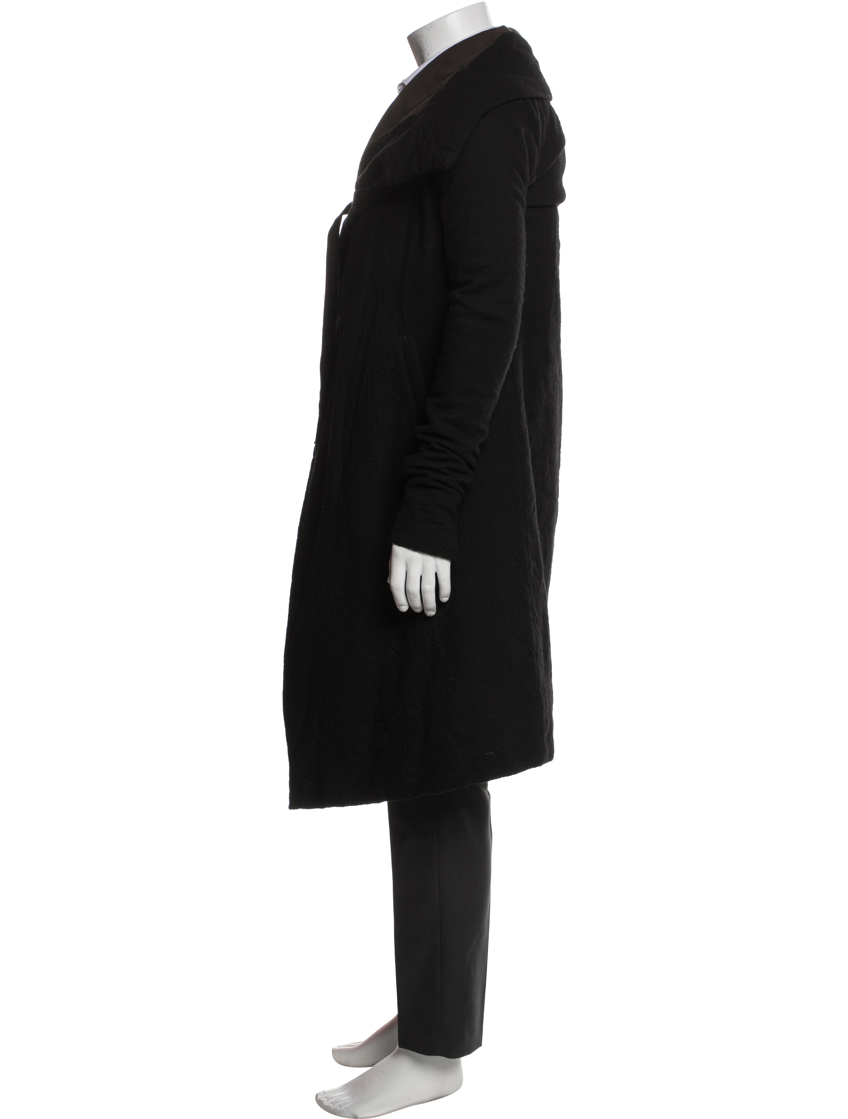 Rick Owens Wool Overcoat