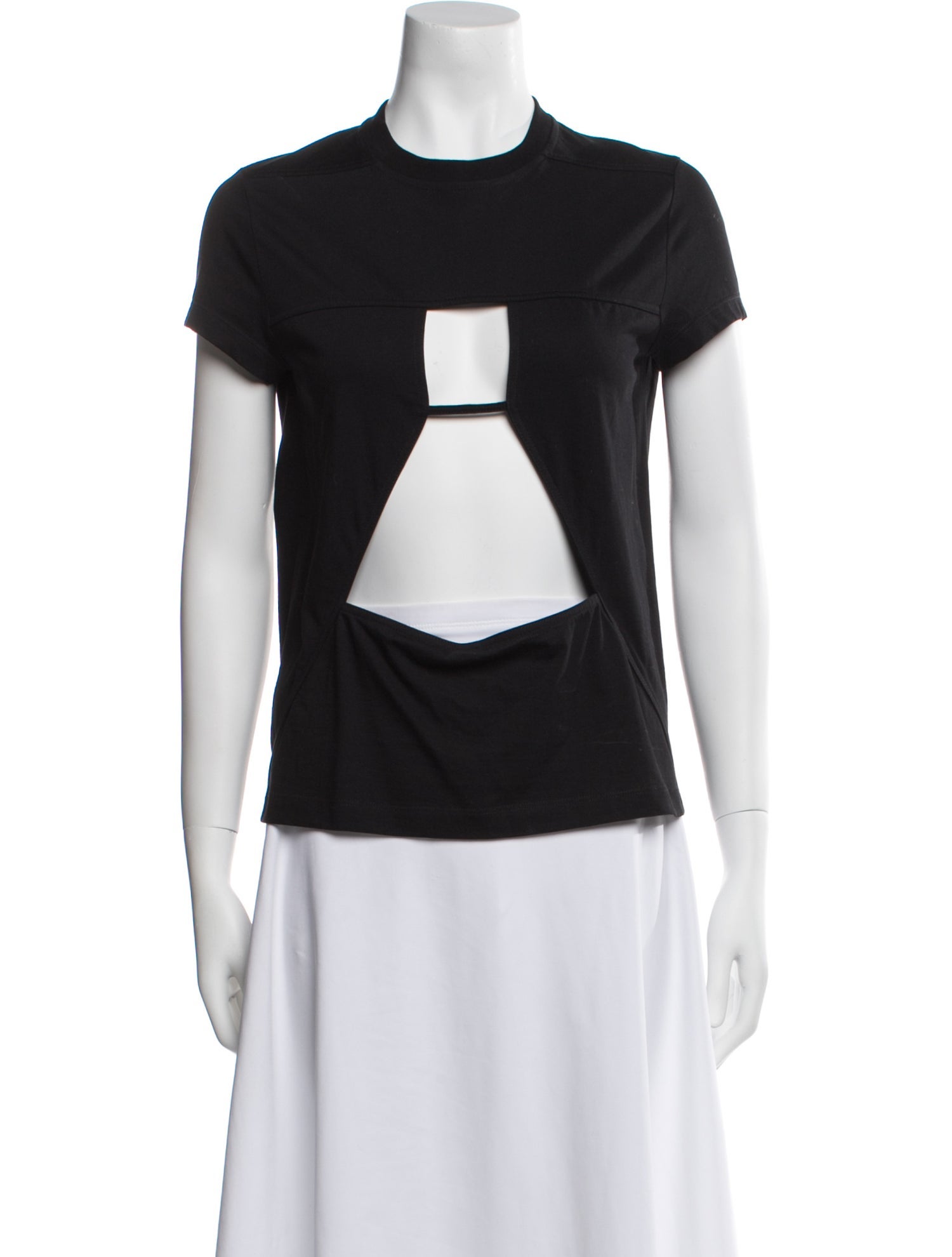 Rick Owens Crew Neck Short Sleeve T-Shirt