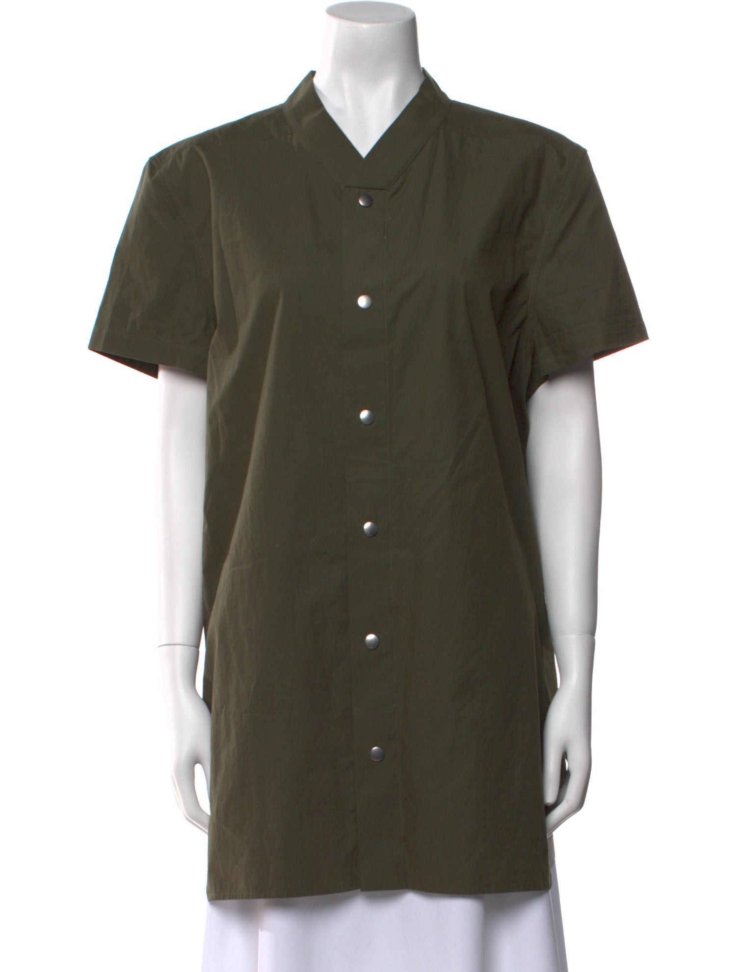 Rick Owens Short Sleeve Button-Up Top