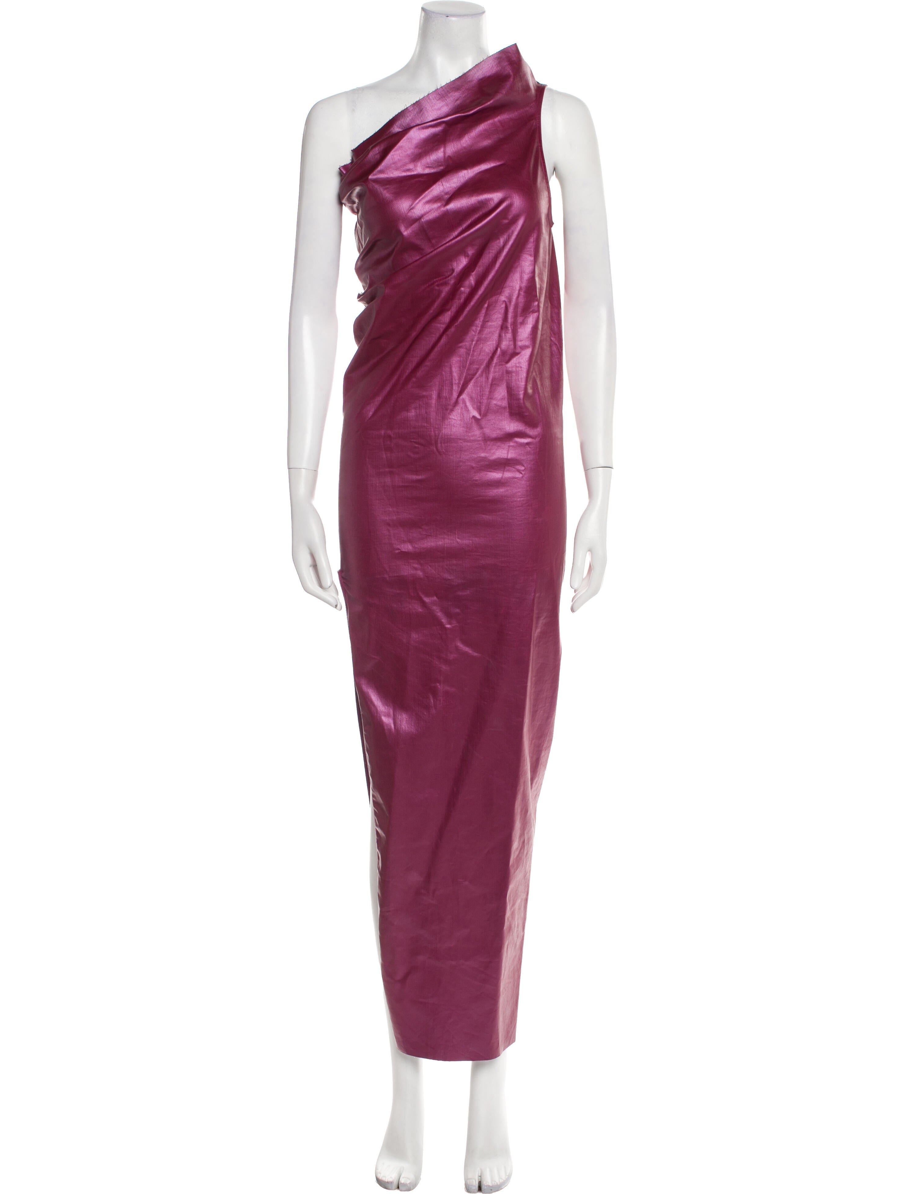 Rick Owens One-Shoulder Long Dress