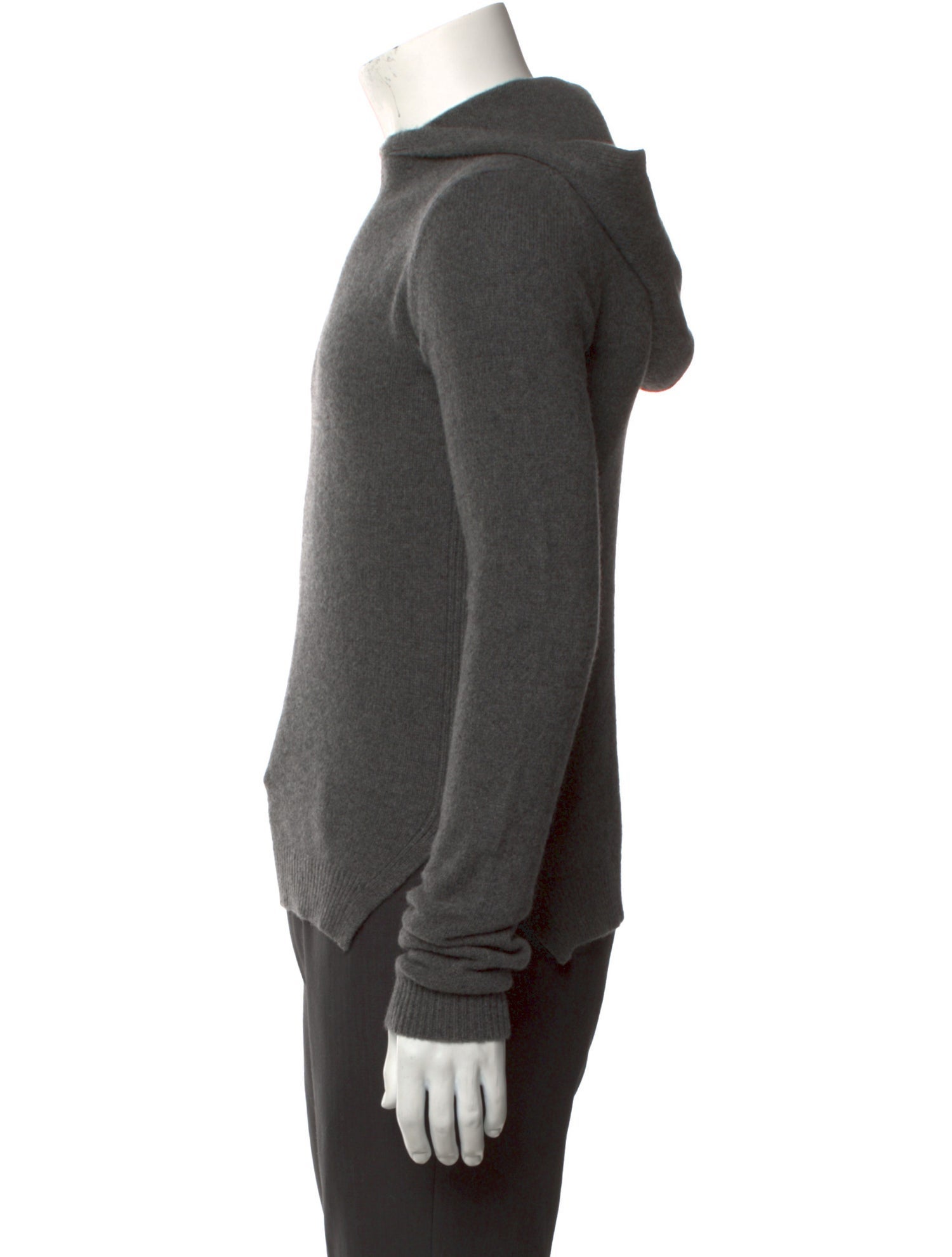 Rick Owens Wool Crew Neck Hoodie w/ Tags