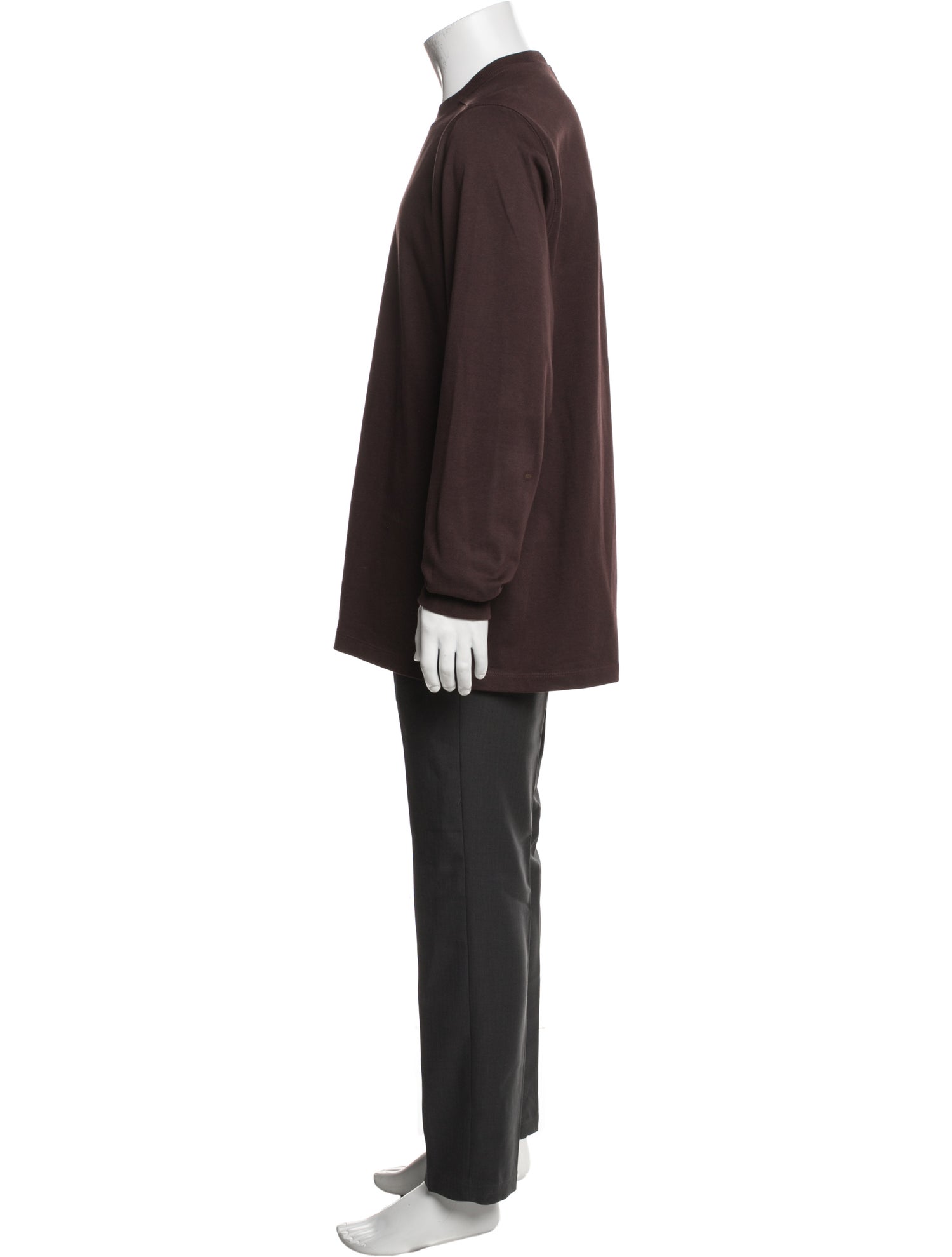 Rick Owens Crew Neck Long Sleeve T-Shirt