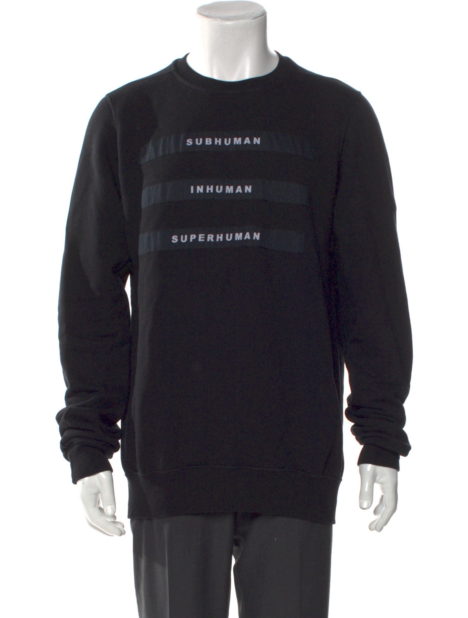 Rick Owens Graphic Print Crew Neck Pullover