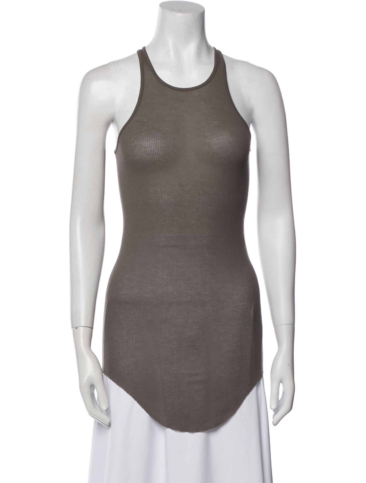 Rick Owens Scoop Neck Sleeveless Top