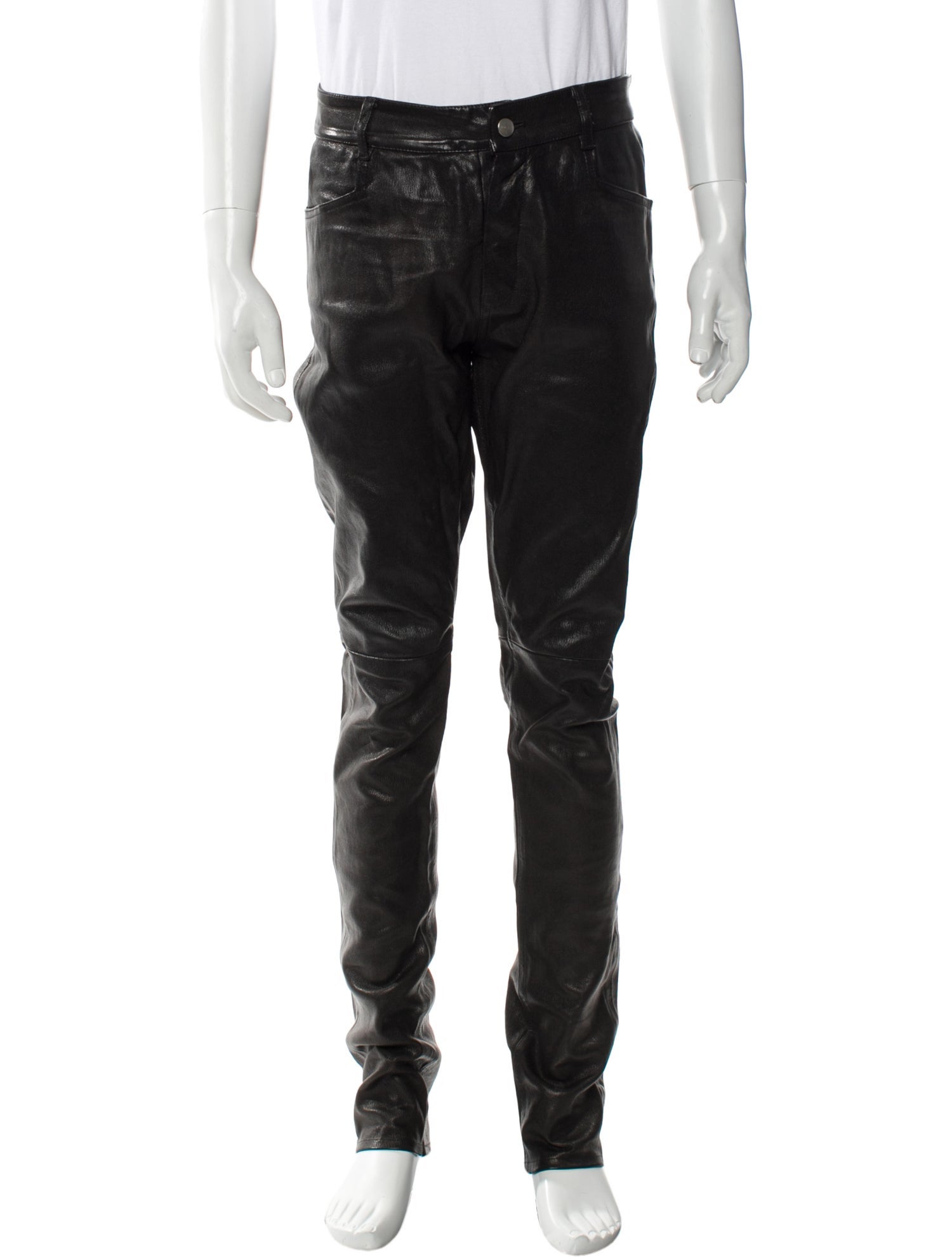 Rick Owens Goat Leather Moto Pants