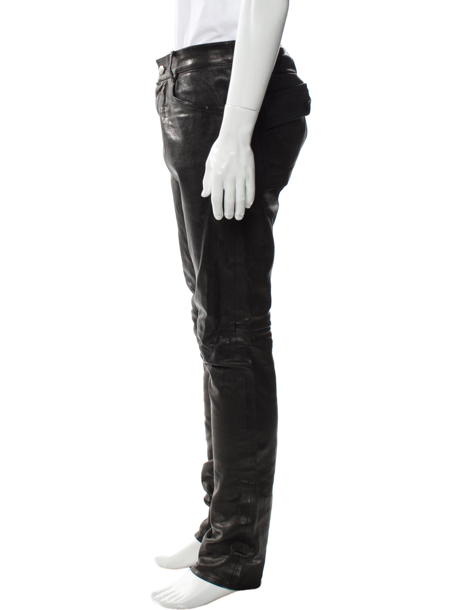 Rick Owens Goat Leather Moto Pants