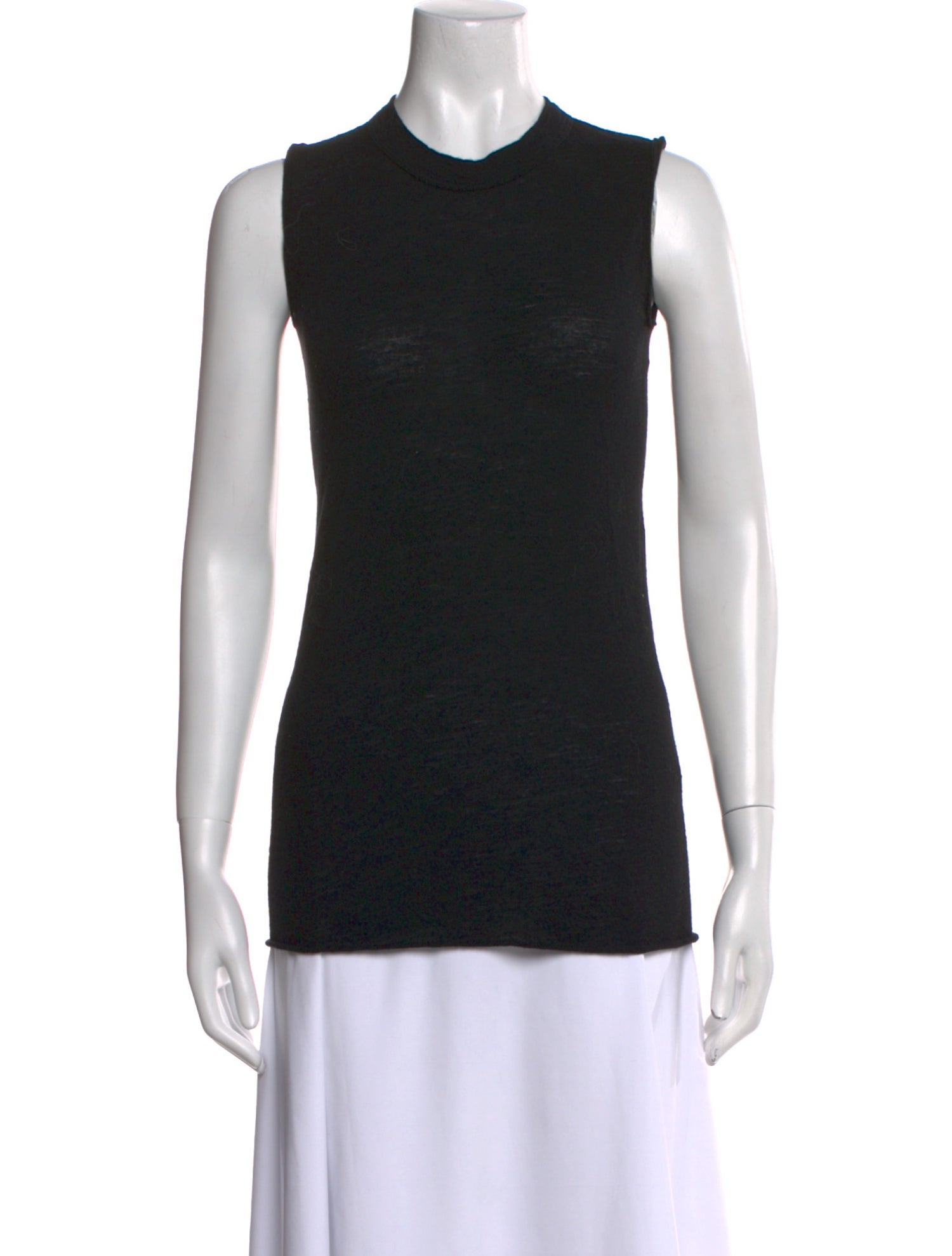 Rick Owens Crew Neck Sleeveless Top