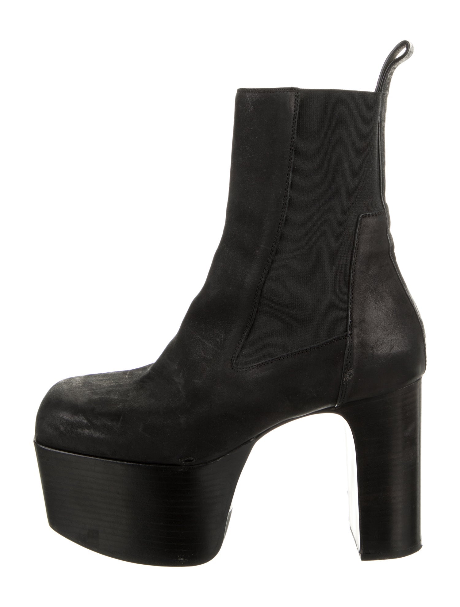 Rick Owens Leather Boots