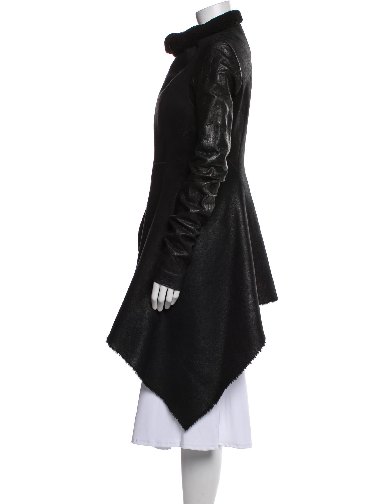 Rick Owens Leather Coat